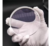 Lente Objetivo Refractor de telescopio astronómico D80 F600, Apertura de 80mm, Longitud Focal de 600mm, 1 Uds.(D80F600:Single Layer Blue Film)