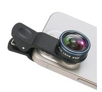 Lente Ojo de pez 235° para cámara de teléfono, Lente Ojo de pez para iPhone 14, 13, 12 X XR, Pixel, Samsung, Smartphone, Clip en el teléfono Celular, Fotos Divertidas