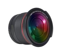 Lente Ojo de pez Gran Angular 0.35x, Compatible con Nikon, 52-58 mm | Accesorio de lente manual de cuadro completo para D5200 D5100 D3500 D3400 D3300 D3200 D3100 D3000(1x58mm)