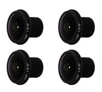 Lente ojo de pez HD 4X para CCTV, 5 MP, 1,8 mm, montura M12X0.5, 1/2.5, F2.0, 180 grados, para cámaras de videovigilancia.