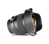 Lente Ojo de pez ultraancho F3.5 de 8 mm, Compatible con cámaras EOS EF/Montura F con APS-C/fotograma Completo(F)