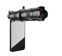 Lente óptica de cámara de teléfono 28X Teleobjetivo Zoom Monocular con mini trípode selfie para todos los teléfonos inteligentes (tamaño: solo lente 28x) ()