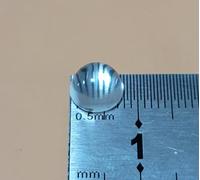 Lente óptica Led de 4MM a 13MM de diámetro, Lente planoconvexa de Vidrio, Lentes de Vidrio de Longitud Focal Ajustable, Resistentes a Altas temperaturas, 1 ud.(D 8MM x H4.5MM)