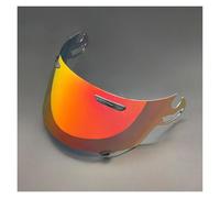 Lente para Casco de Motocicleta Compatible con AR&AI RR5 RX-7 QU&Am&TU&M-J AS&TR&O-IQ(Tea Revo Red)