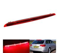 Lente roja LED trasera de alto nivel centro de la tercera luz de freno para 2005-2011 A6 S6 RS6 Avant Allroad 4F C6