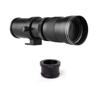 Lente Súper Teleobjetivo con Zoom Manual de 420-800 Mm F/8.3-16 + Montura en T para G9 GH5 II GX7 GX8 GX9 GX850 G90 G91 G95 G100, E-M1 E-M5 E-M10 I II III E-PM2 E-PM1 Pen -F