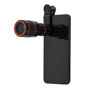 Lente Teleobjetivo 12X, Clip Universal en Lente de Cámara de Tableta para Teléfono Inteligente para Fotografía de Larga Distancia