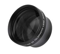 Lente Teleobjetivo Convertidor HD de Aumento 2X para Fotografía de Cámara de Montaje de 37 Mm Al Aire Libre