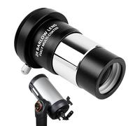 Lente Telescopio Barlow - 2X Aumento Óptico, Adaptador De 1,25 Pulgadas | Vidrio Óptico con Transmisión, Accesorio Astronómico para Aficionados Y Profesionales En La Observación De Celebridades