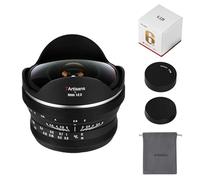 Lente Ultra Gran Angular Ojo de pez APS-C 220°7artisans MF6mm F2.0 con Enfoque Compatible con cámaras sin Espejo con Montura Fujifilm X Fuji X-H/T/T30/S/E/A Series Fuji X-E2 Fuji X-T2 X-T30 X-T50