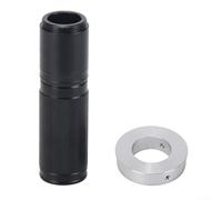 Lente zoom 1150X ajustable para montura C con adaptador de 50 mm compatible con cámaras de microscopio de video VGA USB que ofrecen un campo de visión mejorado