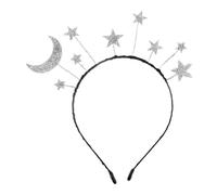 Lentejuelas de Navidad con texto en inglés «Love» con diseño de letra/luna/estrella, bonito soporte para el pelo para la cara, para adolescentes, regalos de Navidad para mamá y papá, regalos de