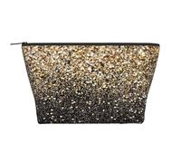 Lentejuelas Doradas Brillantes., Bolsa de artículos de tocador Bolsa de Maquillaje Bolsa de cosméticos Bolsa de artículos de tocador de Viaje portátil