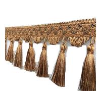 Lentejuelas Flecos Borla de costura 1/2 metro, flecos encaje, artesanía for el hogar, cinta tela for cortina, tapicería, accesorio ropa for, decoración DIY(7,2M)