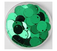 Lentejuelas Grandes 10 mm 15 mm 20 mm 25 mm 30 mm Lentejuelas sueltas redondas planas Paillettes Costura Manualidades de boda(Green,30mm 10g 40pcs)