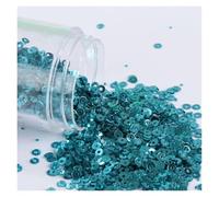 Lentejuelas Grandes 10g 2mm-6mm artesanía de costura de Paillette de lentejuelas redondas planas sueltas(Color 14,3.0mm 10g 3000Pcs)