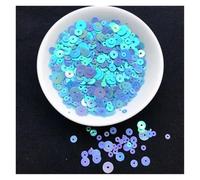 Lentejuelas Grandes 1200 unids/pack mezcla múltiple 4mm 5mm 6mm lentejuelas coloridas planas redondas sueltas lentejuelas costura artesanía de boda(Color 2)