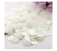 Lentejuelas Grandes 200 Uds. Lentejuelas brillantes de 10mm y 20mm, lentejuelas redondas planas de PVC con lentejuelas en polvo Flash(Color 3,10mm 10g)