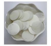 Lentejuelas Grandes 200 Uds. Lentejuelas sueltas redondas planas de PVC de 20mm con 1 agujero lateral Paillettes costura accesorios for manualidades de boda(Color 3)