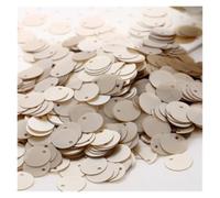 Lentejuelas Grandes 240 Uds tamaño 1cm lentejuelas artesanía de costura con agujero lateral colgante for danza del vientre accesorios DIY(Color 2)