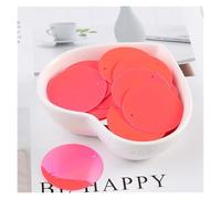 Lentejuelas Grandes 6mm 8mm 10mm 20mm 30mm Lentejuelas sueltas redondas planas Paillettes costura manualidades de boda(Color 26,8mm 10g 400Pcs)