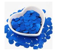 Lentejuelas Grandes Lentejuelas de 20g, 10/15/20/25/30mm, PVC, planas, redondas, sueltas, accesorios for manualidades de boda y costura(Color 18,25mm20gram120pcs)