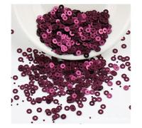 Lentejuelas Grandes Lentejuelas redondas mate de 10g, 2mm y 4mm, copa suelta, lentejuelas, purpurina(Color 26,4mm-2000pcs)