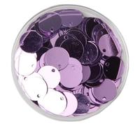Lentejuelas holográficas sueltas para coser, Lentejuelas holográficas redondas de PVC sueltas con agujero, multicolor, 10-30 mm, for costura y manualidades(Light Purple,10mm 10g 240pcs)