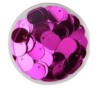 Lentejuelas holográficas sueltas para coser, Lentejuelas holográficas redondas de PVC sueltas con agujero, multicolor, 10-30 mm, for costura y manualidades(Roser Ed,10mm 10g 240pcs)