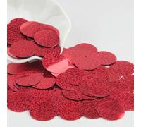 Lentejuelas, Lentejuelas grandes de 30 mm de PVC, redondas y sueltas, for coser, manualidades, álbumes de recortes, proyectos hechos a mano, accesorios for colgantes de prendas.(Red,30FR)