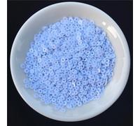 Lentejuelas, Lentejuelas redondas planas sueltas de color blanco sólido, ideales for costura, manualidades boda, confección y accesorios DIY(5mm 1000pcs 10g)