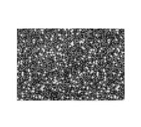 Lentejuelas Negras y Plateadas con un Elegante diseño Brillante., Rompecabezas de 1000 Piezas, Rompecabezas de Madera para Toda la Familia, decoración de Pared para Adultos y Adolescentes.