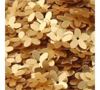 Lentejuelas para coser prendas Lentejuelas de colores brillantes 10 g, flor ciruelo cóncavas mm, doradas y rosas, accesorios adorno for bricolaje(Light gold)
