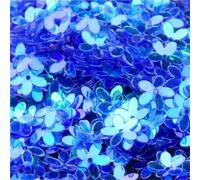 Lentejuelas para coser prendas Lentejuelas de colores brillantes 10 g, flor ciruelo cóncavas mm, doradas y rosas, accesorios adorno for bricolaje(Royal Blue)