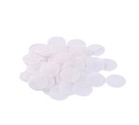 Lentejuelas para manualidades, 200 Uds. Lentejuelas polacas opacas redondas de PVC 12mm multicolor for manualidades(Matte White)
