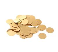 Lentejuelas para manualidades, 200 Uds. Lentejuelas polacas opacas redondas de PVC 12mm multicolor for manualidades(Matte Gold)