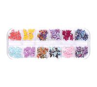 Lentejuelas Para Uñas Arte Variedad De Flores Pulpa Madera Pegatina Otoño Halloween Pegatinas Decoración Uñas Con Hojas