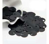 Lentejuelas plateadas grandes de 10 mm, 20 mm, 30 mm, con agujero grande, planas, redondas, sueltas, para manualidades, costura, joyería, boda, accesorios de ropa 10g