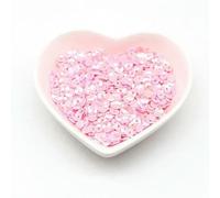 Lentejuelas sueltas cóncavas de 20 g, color 4,0 mm/5 mm, para bordado, costura a mano, manualidades, accesorios de ropa, cuentas, rosa AB, 20 g, 5 mm, 2400 unidades