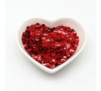 Lentejuelas sueltas cóncavas de 20 g, color 4,0 mm/5 mm, para bordado, costura a mano, manualidades, accesorios de ropa, cuentas, rojo, 20 g, 5 mm, 2400 unidades