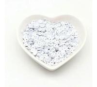 Lentejuelas sueltas cóncavas de 20 g, color 4,0 mm/5 mm, serie para bordado, costura a mano, manualidades de boda, accesorios de ropa, piezas de cuentas, 20 g, 5 mm, 2400 unidades