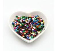 Lentejuelas sueltas cóncavas de 20 g, color 4,0 mm/5 mm, serie para bordado, costura a mano, manualidades de boda, accesorios de ropa, piezas de cuentas - mezcla de 20 g-5 mm, 20 g, 2400