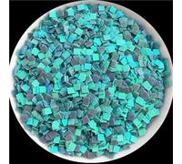 Lentejuelas sueltas, Lentejuelas forma cuadrada plana suelta Multicolor 10g 4000 Uds for confeti de decoración boda(AB Light Blue)