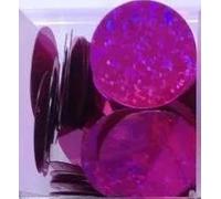Lentejuelas sueltas, Lentejuelas redondas de PVC 280 holograma multicolor 30 mm for ropa danza del vientre(Rose Red)