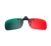 Lentes con clip en color verde para mejorar la vista del color de los niños, mejorar la percepción del color, debilidad del color