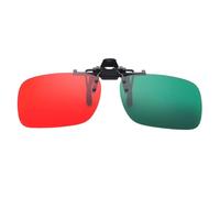 Lentes con clip en color verde para mejorar la vista del color de los niños, mejorar la percepción del color, debilidad del color