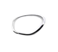 Lentes Cubierta Lente Faro Para MINI Para Cooper R60 Para Countryman S ALL4 2011-2016 Anillo Decorativo Del Marco Del Anillo Del Faro Cromado(Left)