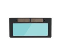 Lentes de casco de soldadura, True-Color Auto Darkening Replacement Screen, Solar Powered Lens Accessory for Welding Goggles and Hoods, Fit for Standard Helmet Models