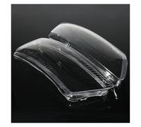 Lentes de Faro de Coche Para A6 C6 A6L 2004-2010 2011 Cubierta Faros Delanteros ABS Pantalla De Lámpara Cubierta De Faros Delanteros Cristal Carcasa De Faros Delanteros Cubierta de Lente de Faro(1Pair