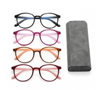 Lentes de Lectura con Filtro de Luz Azul, Gafas Cómodas Ligeras para Leer